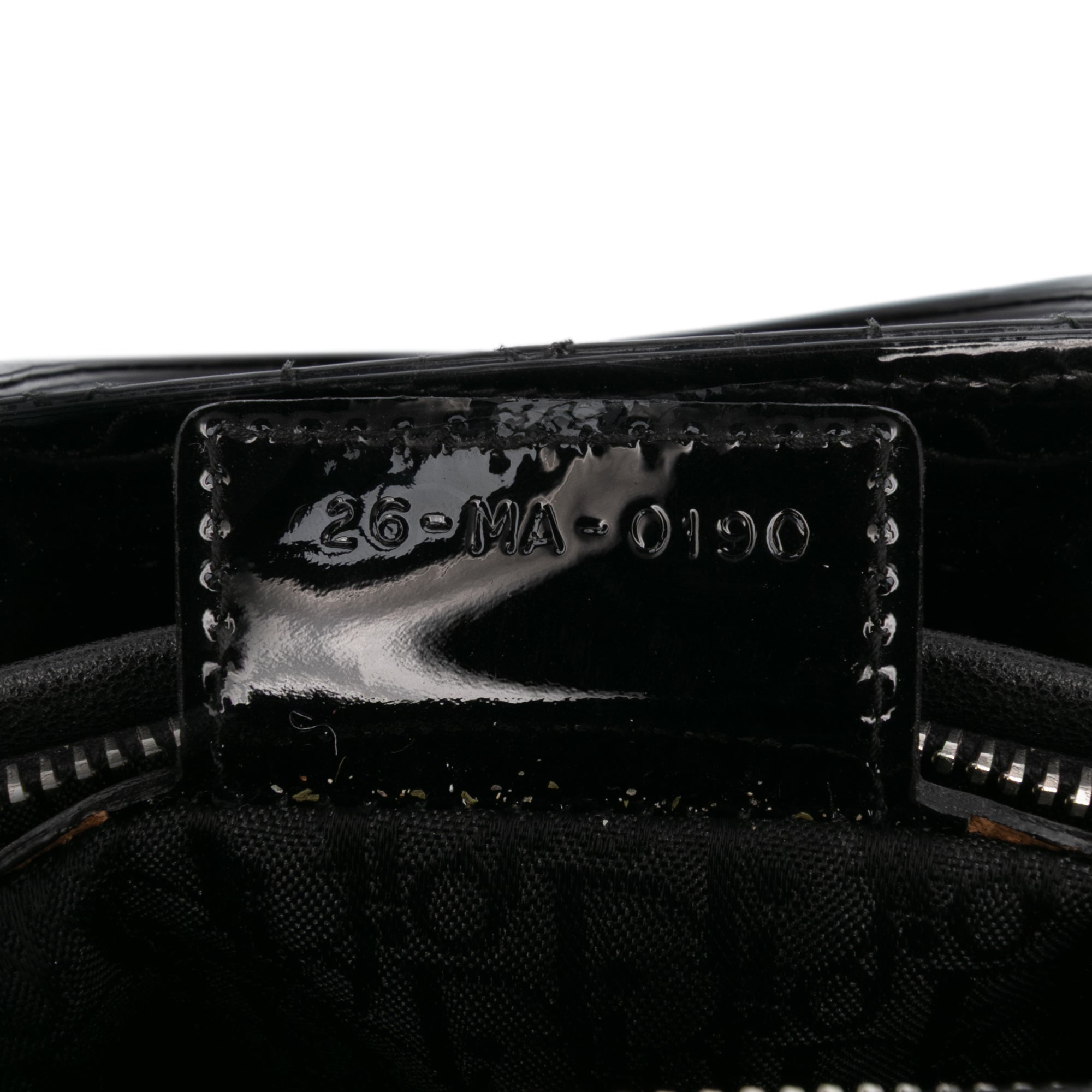 Medium Patent Cannage Lady Dior