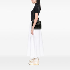 Medium Patent Cannage Lady Dior