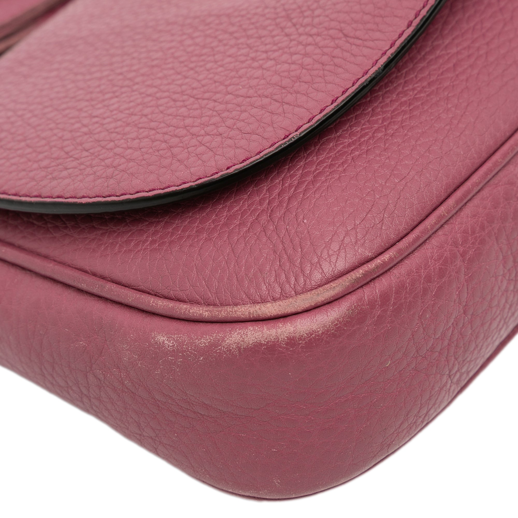 Medium Leather Soho Chain Flap Crossbody