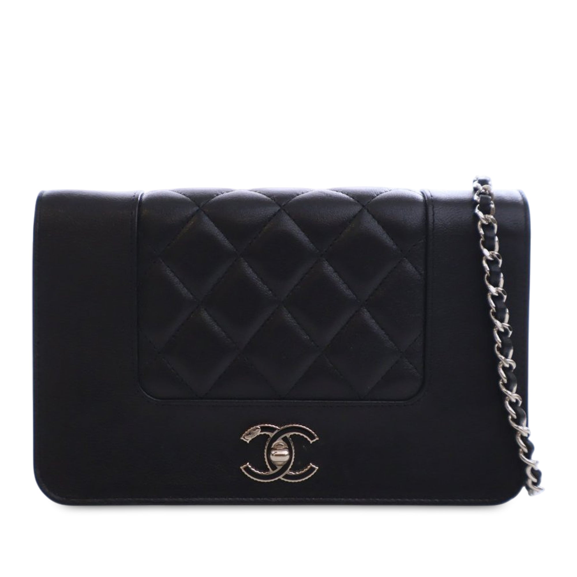 Quilted Lambskin Mademoiselle Wallet on Chain