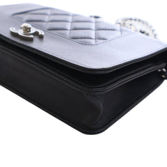 Quilted Lambskin Mademoiselle Wallet on Chain