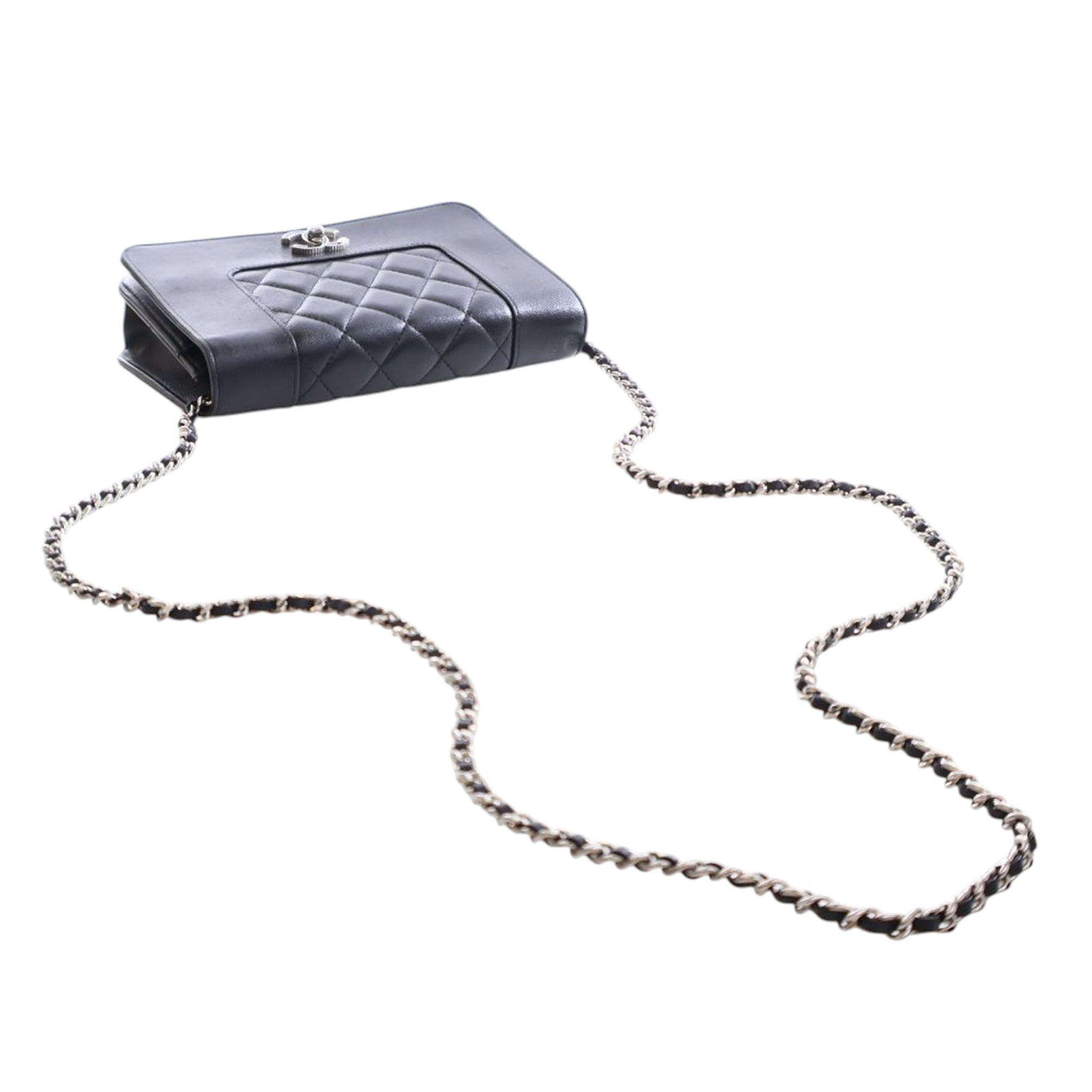 Quilted Lambskin Mademoiselle Wallet on Chain