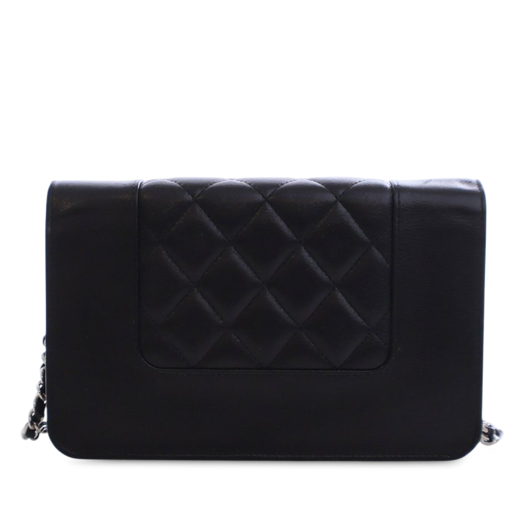 Quilted Lambskin Mademoiselle Wallet on Chain