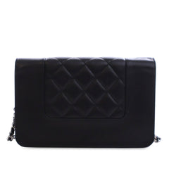 Quilted Lambskin Mademoiselle Wallet on Chain