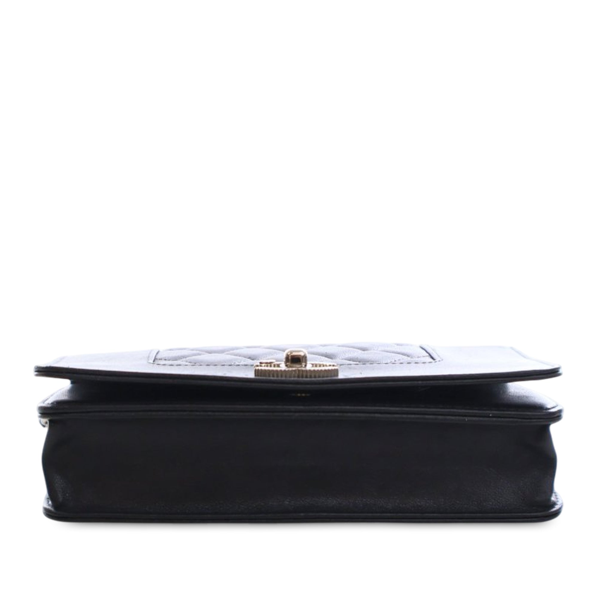 Quilted Lambskin Mademoiselle Wallet on Chain