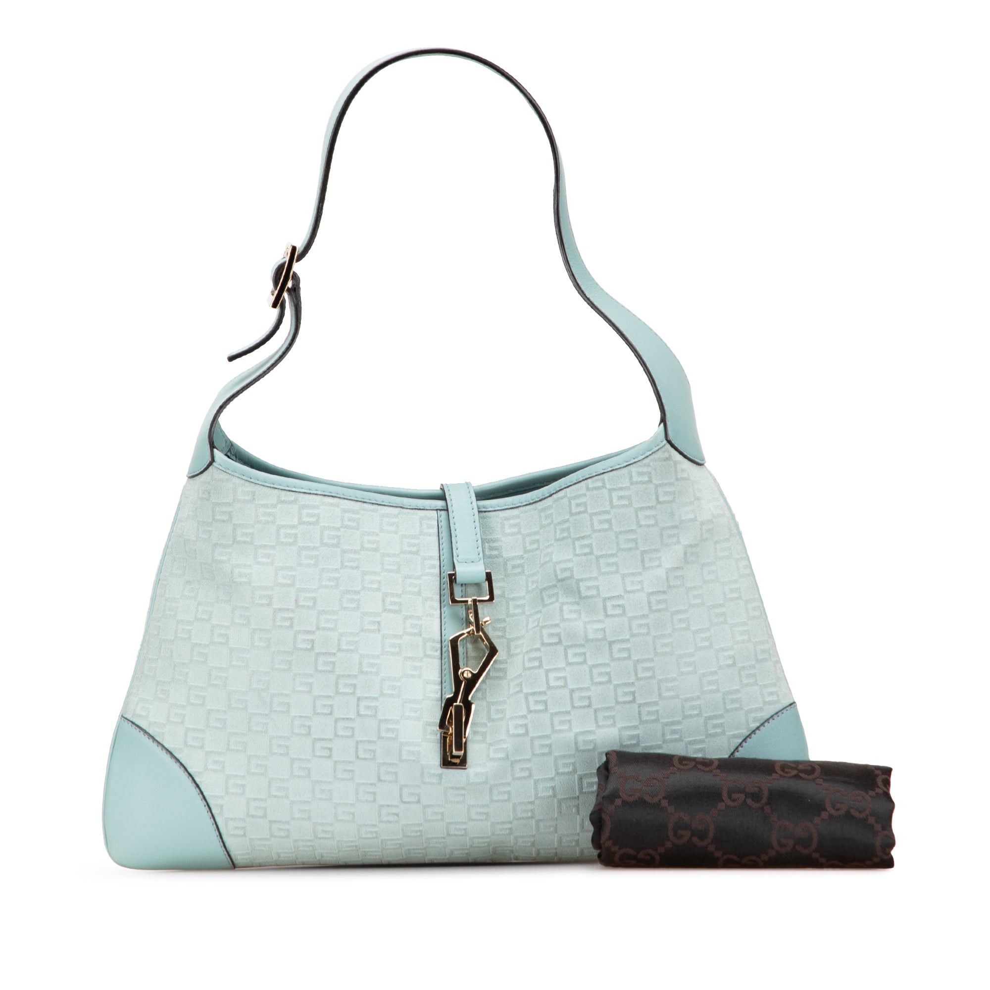 Square G Suede Jackie Hobo