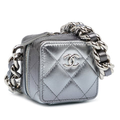 Metallic Lambskin Coco Punk Cube Bag