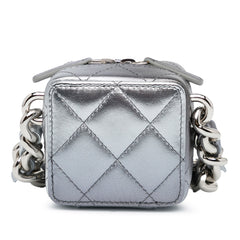 Metallic Lambskin Coco Punk Cube Bag