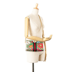 Small GG Supreme Flora Ophidia Chain Shoulder Bag