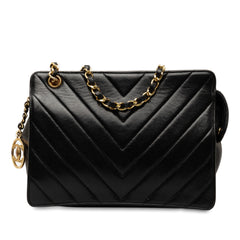 Chevron Lambskin Shoulder Bag_0