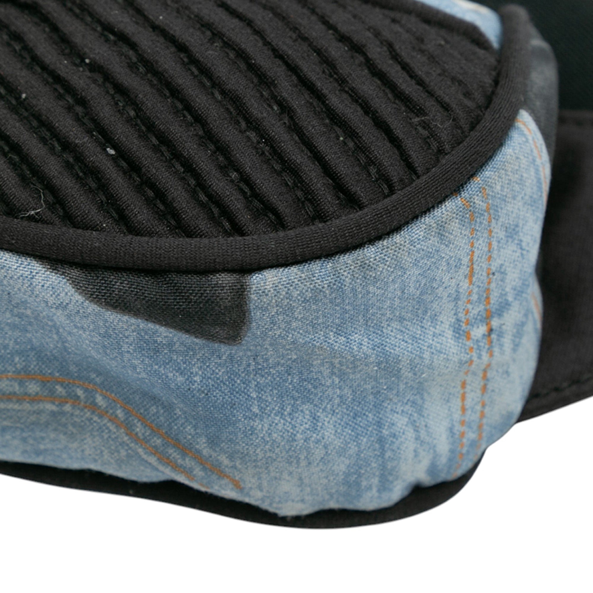 Canvas Printed Denim Crossbody