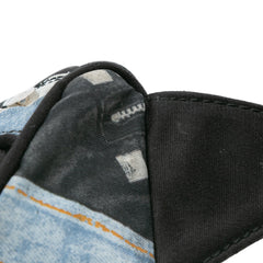 Canvas Printed Denim Crossbody