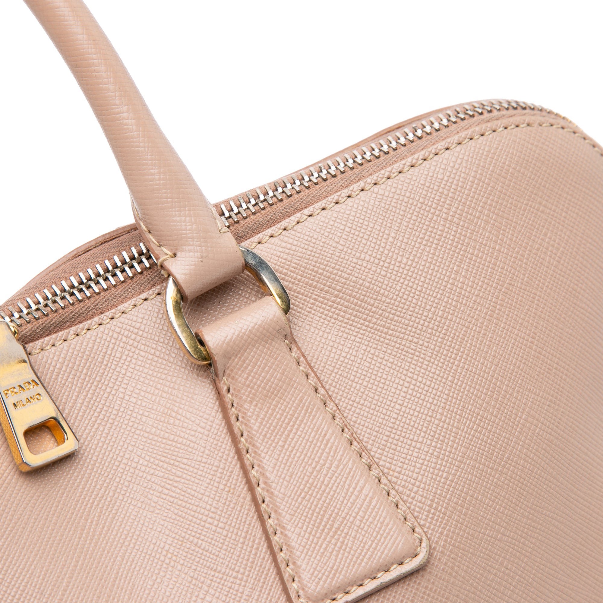 Large Saffiano Lux Promenade Satchel