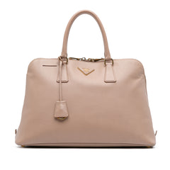 Large Saffiano Lux Promenade Satchel