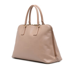 Large Saffiano Lux Promenade Satchel