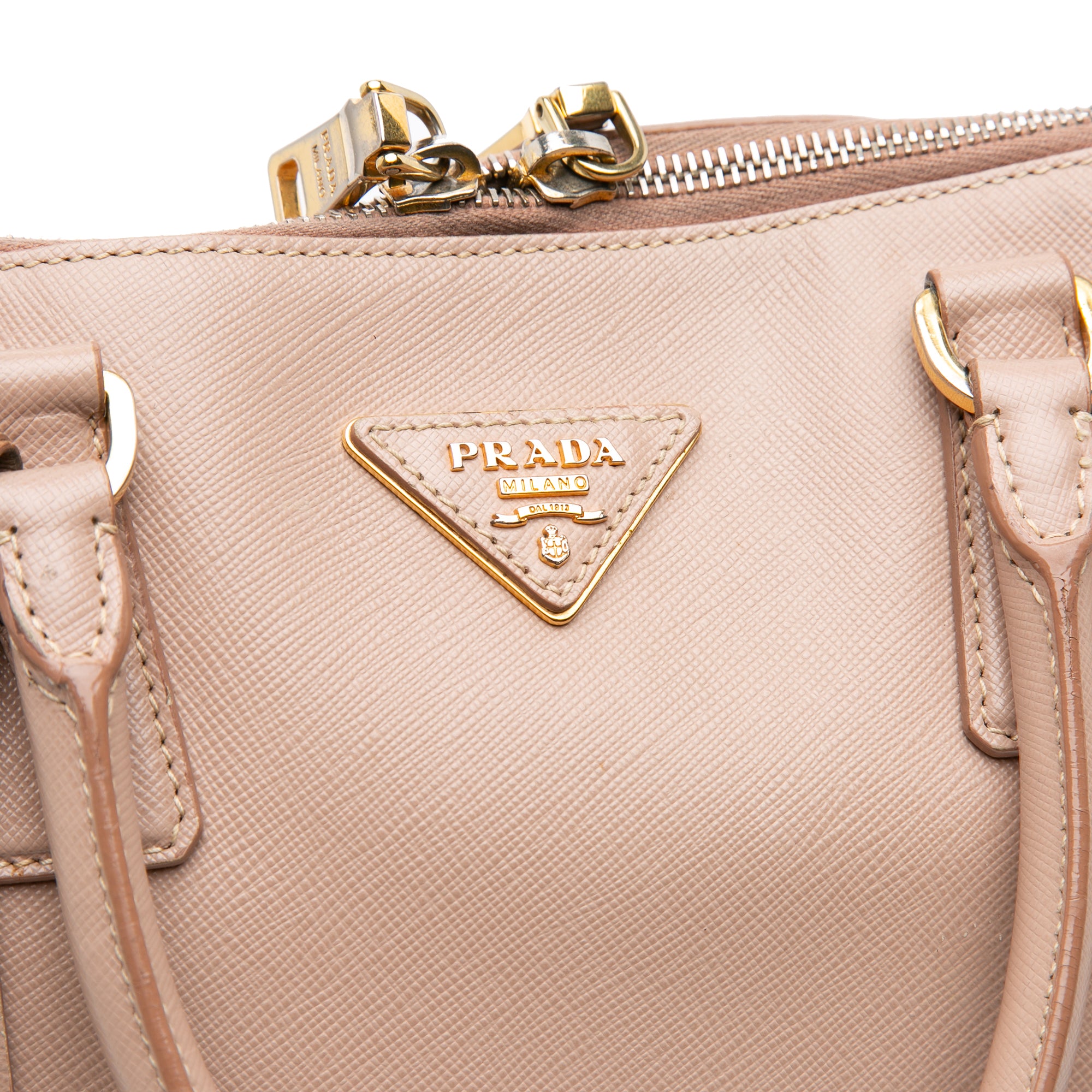 Large Saffiano Lux Promenade Satchel