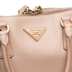 Large Saffiano Lux Promenade Satchel