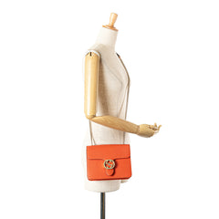 Small Dollar Calfskin Interlocking G Crossbody