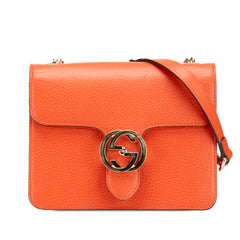 Small Dollar Calfskin Interlocking G Crossbody