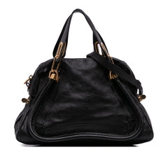 Medium Pebbled Leather Paraty Satchel