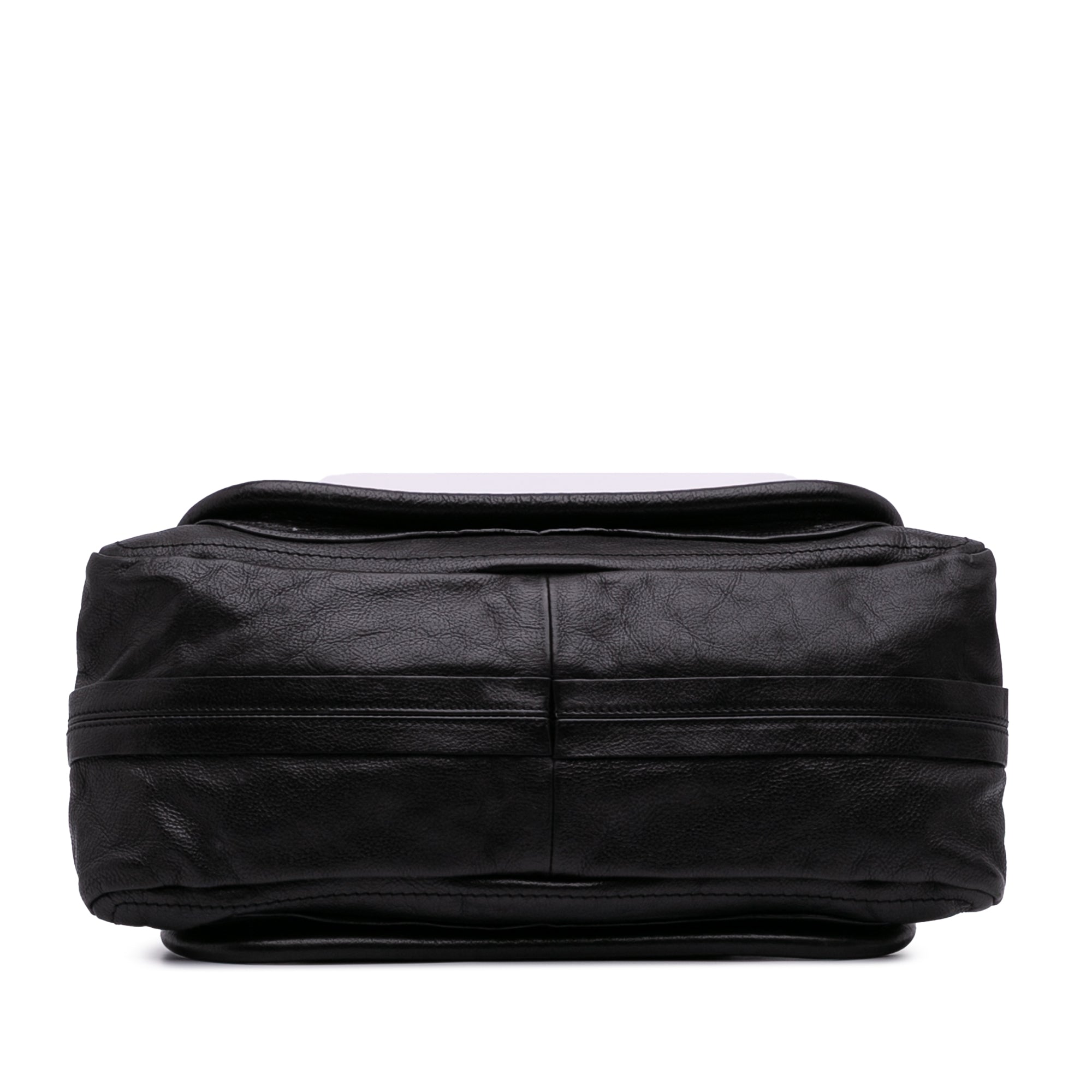 Medium Pebbled Leather Paraty Satchel
