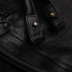 Medium Pebbled Leather Paraty Satchel