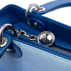 Medium Denim Ombre Lady Dior