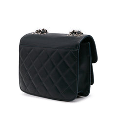 Mini Quilted Caviar CC Box Flap