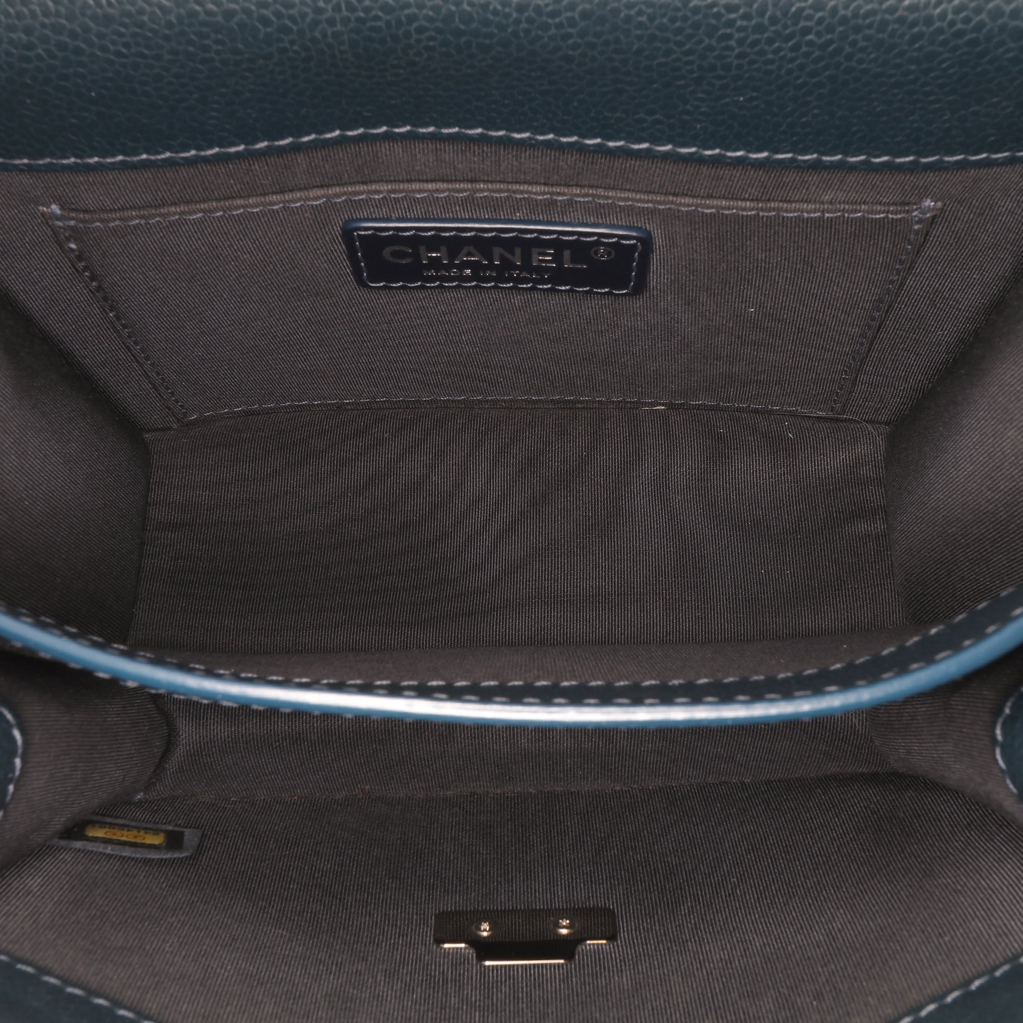 Mini Quilted Caviar CC Box Flap