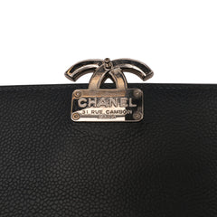 Mini Quilted Caviar CC Box Flap