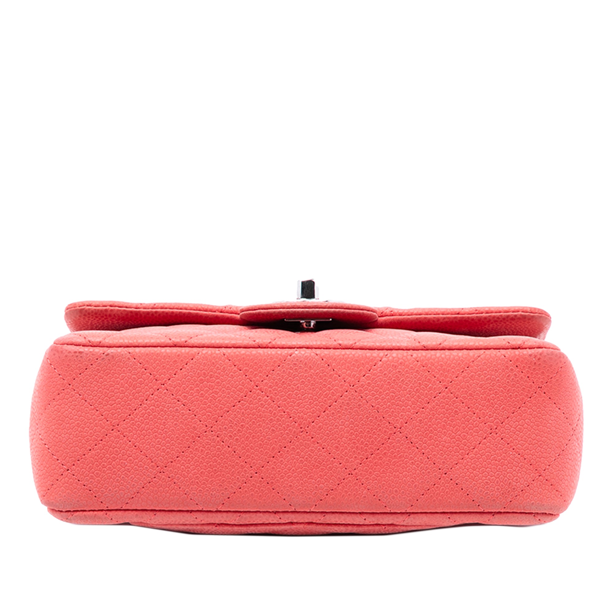 Mini Rectangular Classic Caviar Single Flap