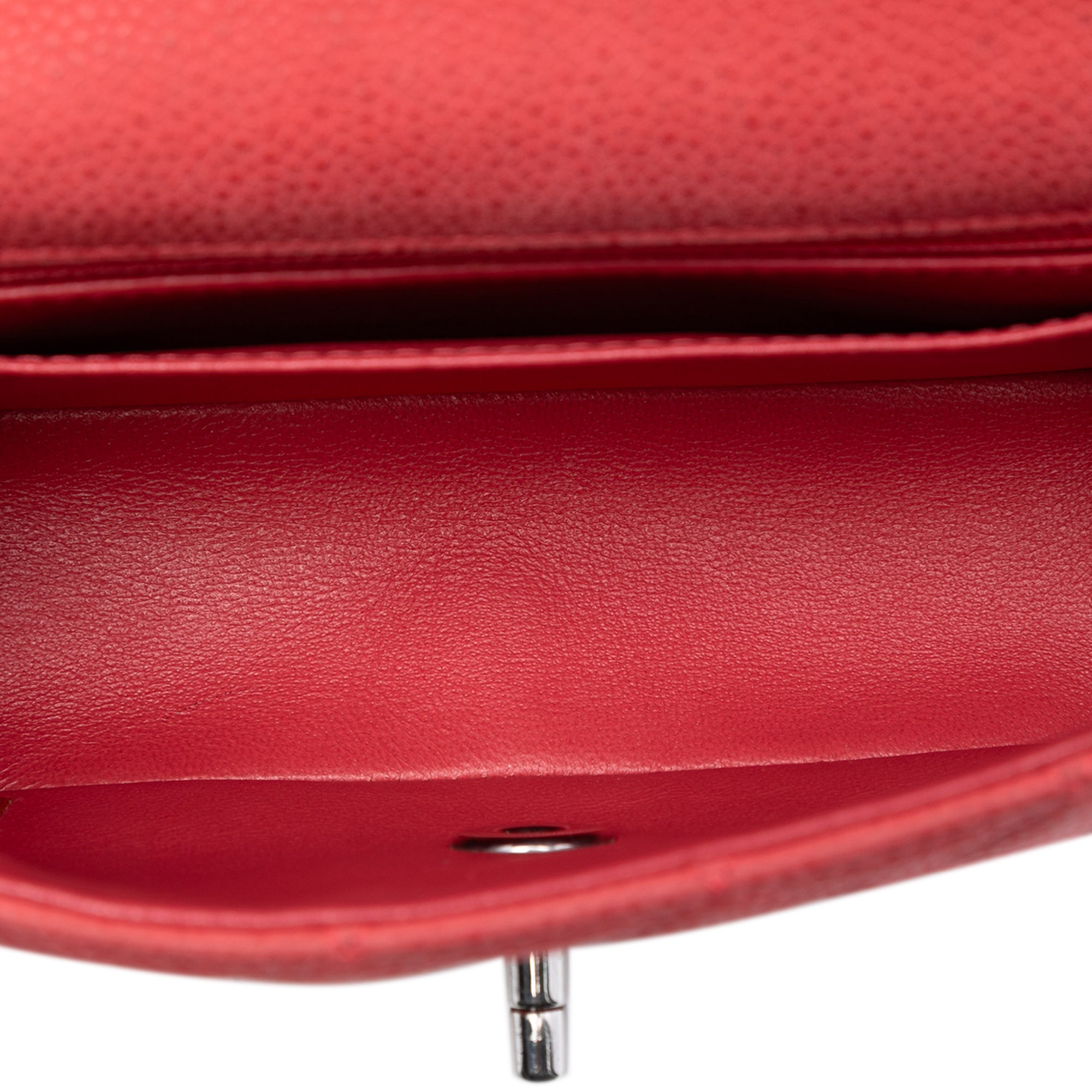 Mini Rectangular Classic Caviar Single Flap