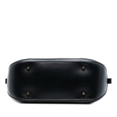 Small Leather Trimmed House Check Canvas Bridle Orchard Satchel