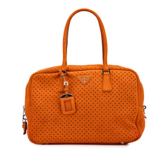 Scamosciato Perforated Bauletto