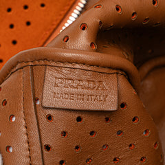 Scamosciato Perforated Bauletto