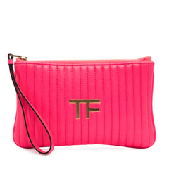 Quilted Calfskin TF Clutch