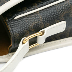 Medium Triomphe Coated Canvas Folco Crossbody