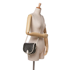 Medium Triomphe Coated Canvas Folco Crossbody