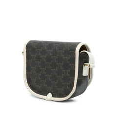 Medium Triomphe Coated Canvas Folco Crossbody
