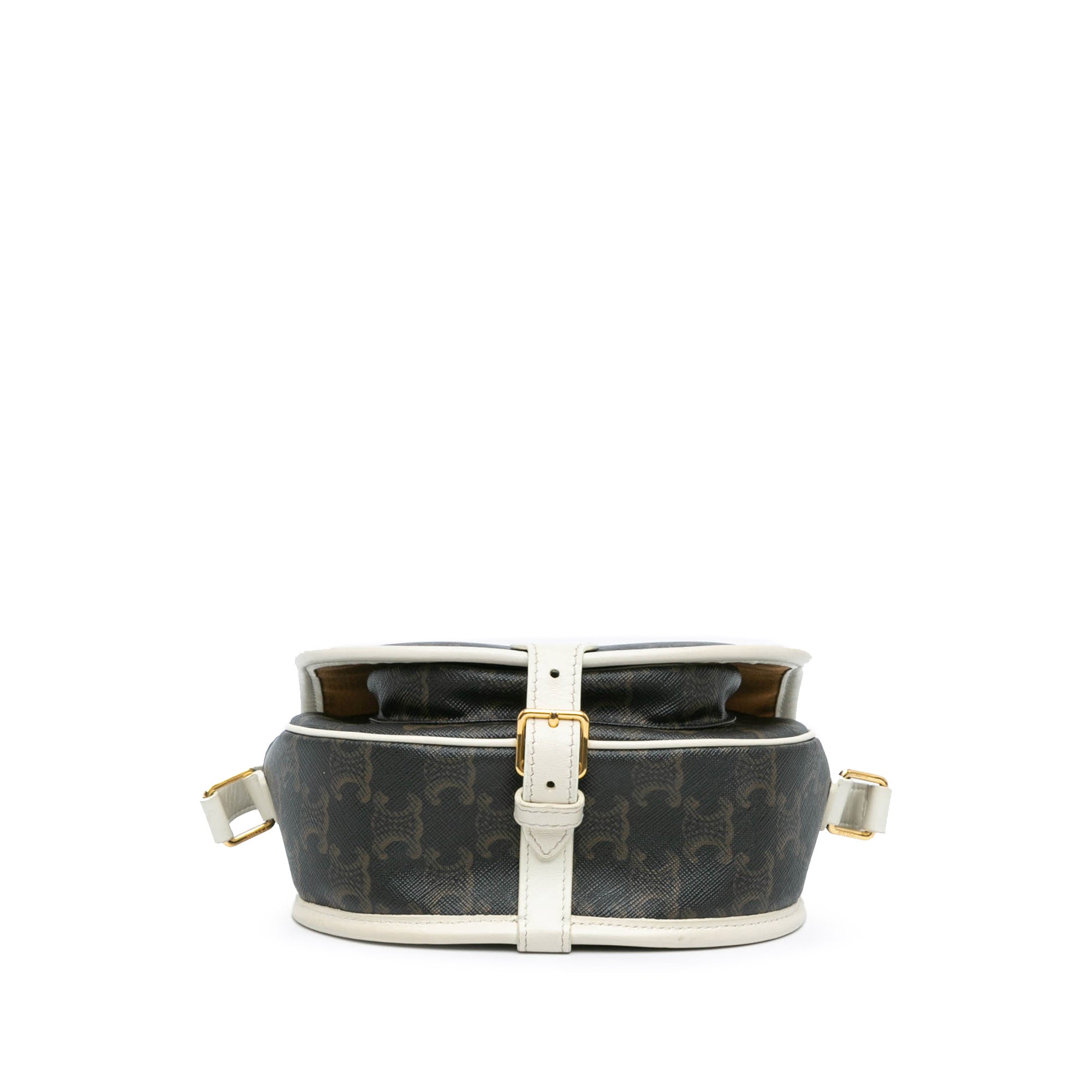 Medium Triomphe Coated Canvas Folco Crossbody