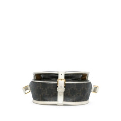 Medium Triomphe Coated Canvas Folco Crossbody