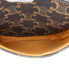 Medium Triomphe Coated Canvas Folco Crossbody
