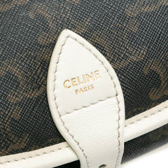 Medium Triomphe Coated Canvas Folco Crossbody