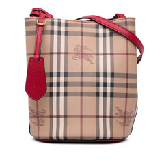 Haymarket Check Coated Canvas Lorne Bucket Bag