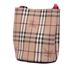 Haymarket Check Coated Canvas Lorne Bucket Bag