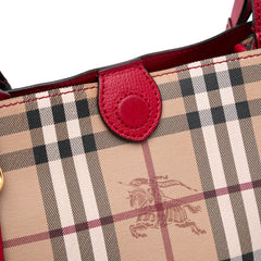 Haymarket Check Coated Canvas Lorne Bucket Bag
