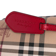 Haymarket Check Coated Canvas Lorne Bucket Bag