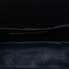 Small Leather and House Check Canvas Derby Macken Crossbody