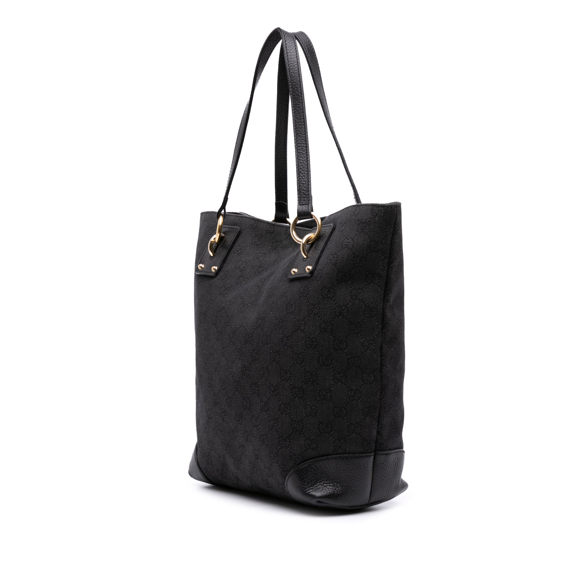 Medium GG Denim Charm Tote