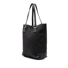 Medium GG Denim Charm Tote